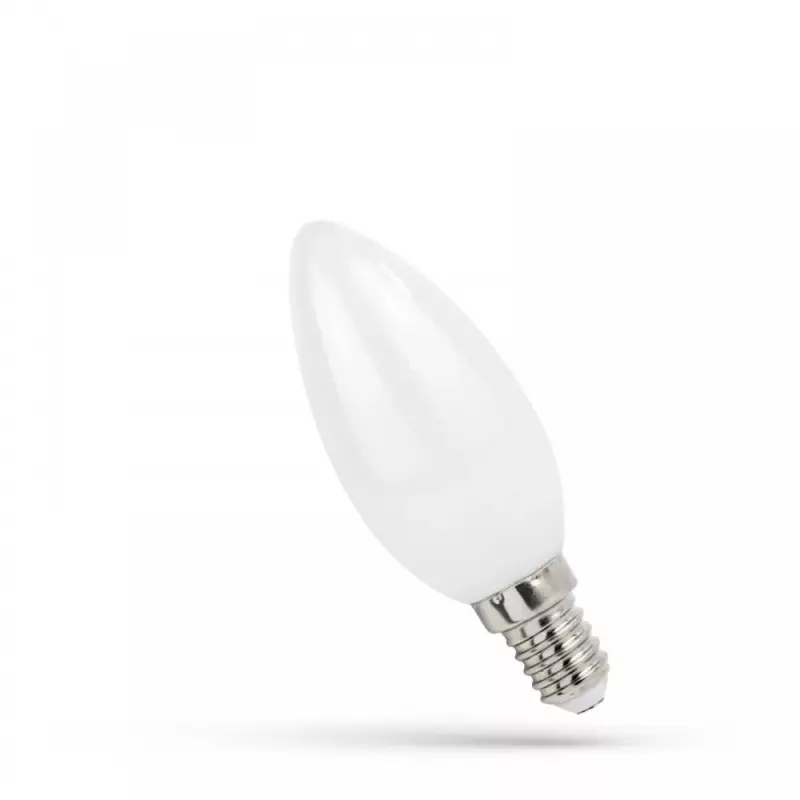 E14 LED-fényforrás, 4 W, filament, Meleg fehér WW 2700K 400lm, WOJ14069 SpectrumLED Exkluzív ajánlat
