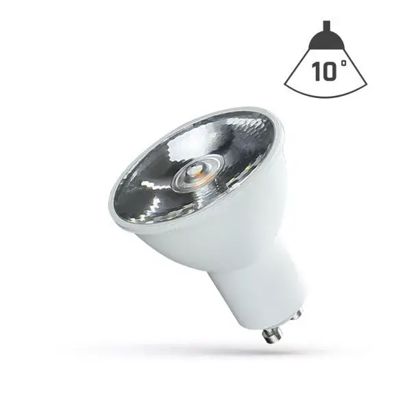 Azonnal elérhető GU10 LED-fényforrás, 6 W, Hideg fehér CW 6000K 500lm, WOJ14105 SpectrumLED