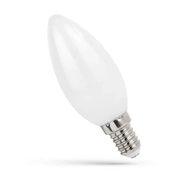 Kiárusítás E14 LED-fényforrás, 4 W, filament, Természetes fehér NW 4000K 410lm, WOJ14333 SpectrumLED