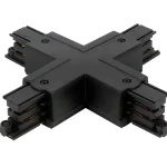 Korlátozott ajánlat Connector X for 3 phase track LUMICANTO black with feeding PRIME LL-210691 SpectrumLED