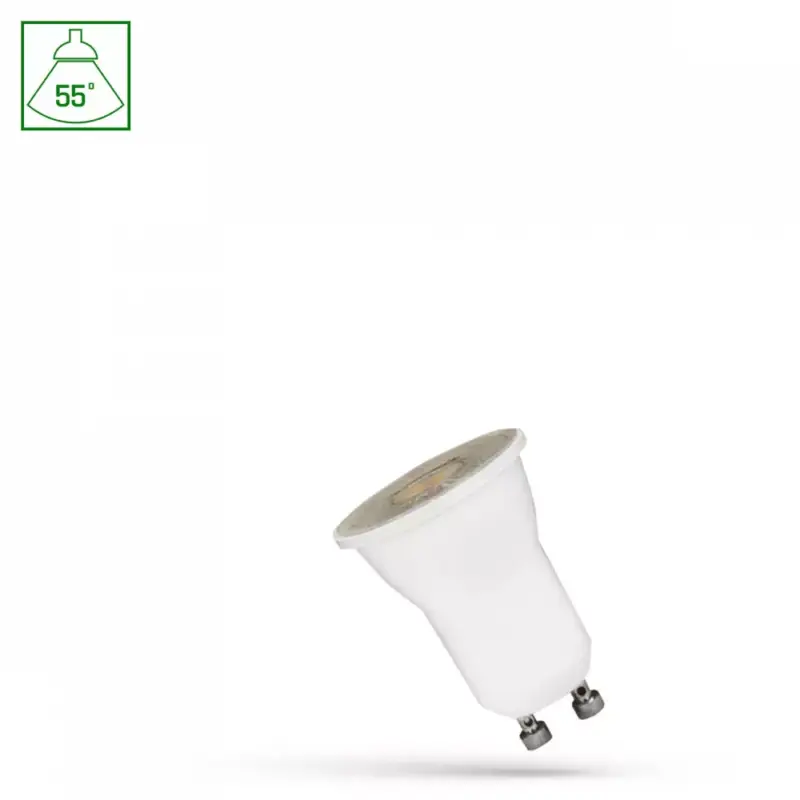 GU10 LED-fényforrás, 2 W, Természetes fehér NW 4000K 150lm, WOJ14705 SpectrumLED Azonnal elérhető