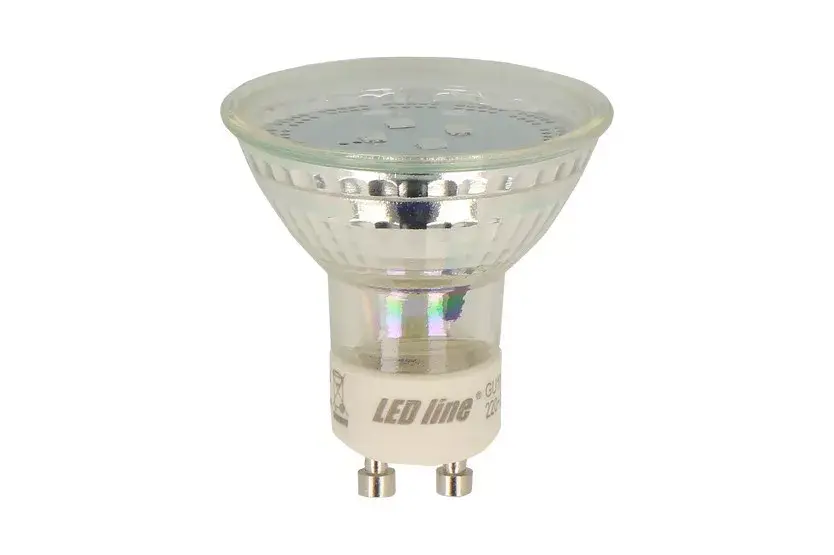 Újdonság GU10 LED-fényforrás, 1 W, Hideg fehér CW 6500K 80lm, LL-242267 LED line
