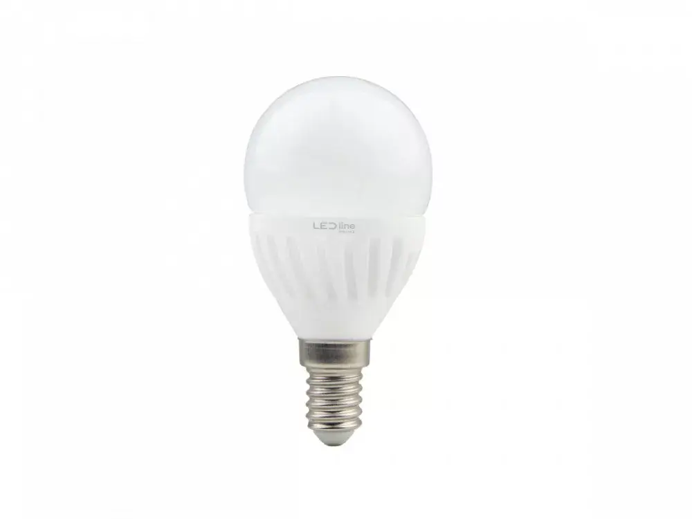 E14 LED-fényforrás, 7 W, Hideg fehér, 5 év garancia CW 6500K 1000lm, LL-201743 LED line Azonnal elérhető