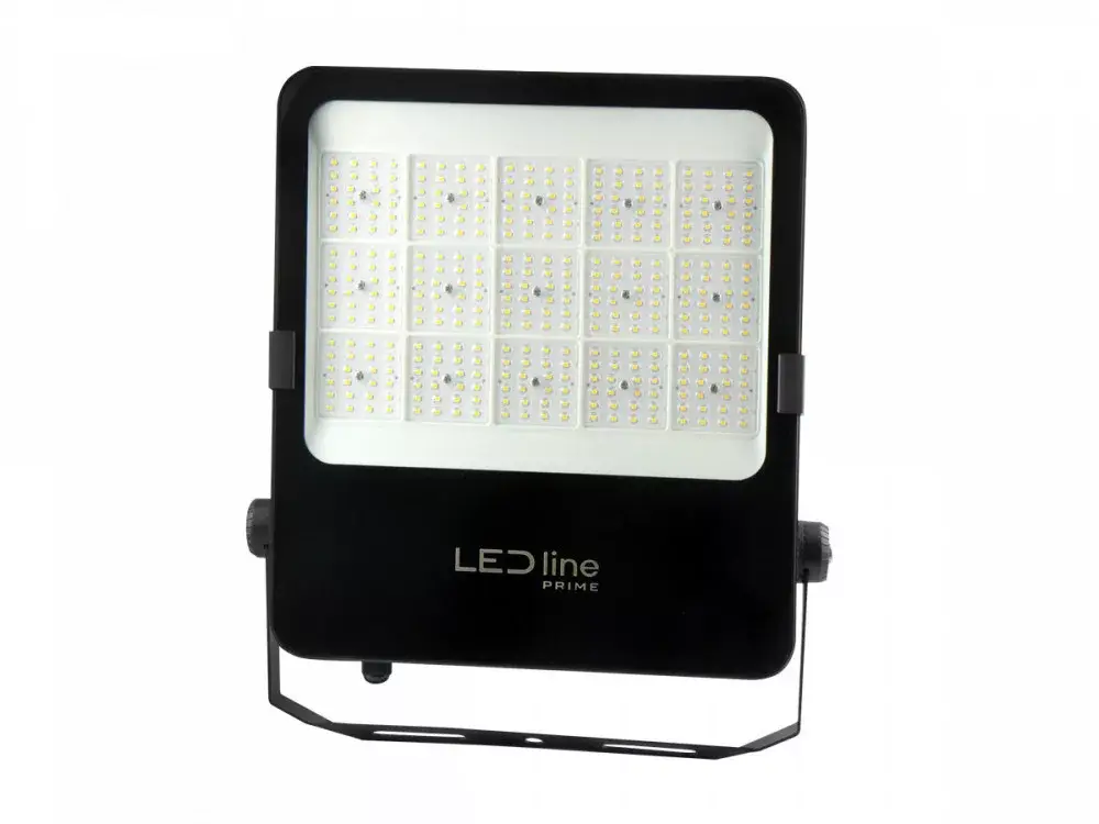 Árengedmény FLUX LED-reflektor, 120°, IP66, 200 W, Természetes fehér, fekete LL-200234 SpectrumLED