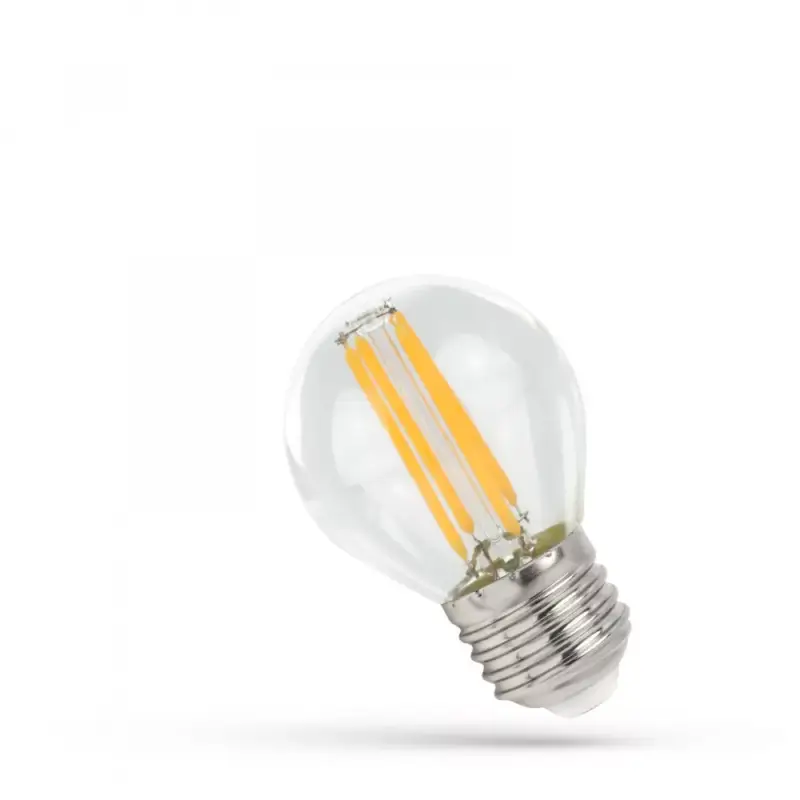 Végkiárusítás E27 LED-fényforrás, 1 W, filament, Meleg fehér WW 1800K 60lm, WOJ14651 SpectrumLED