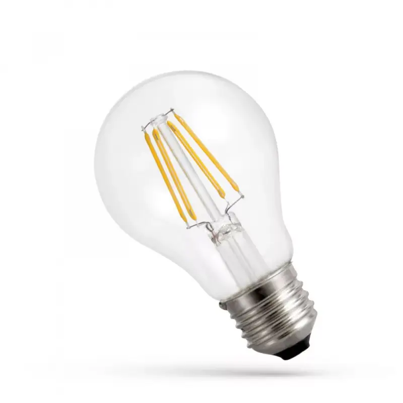 Akciós ár E27 LED-fényforrás, 3,8 W, Meleg fehér, 5 év garancia WW 3000K 806lm, WOJ14639 SpectrumLED