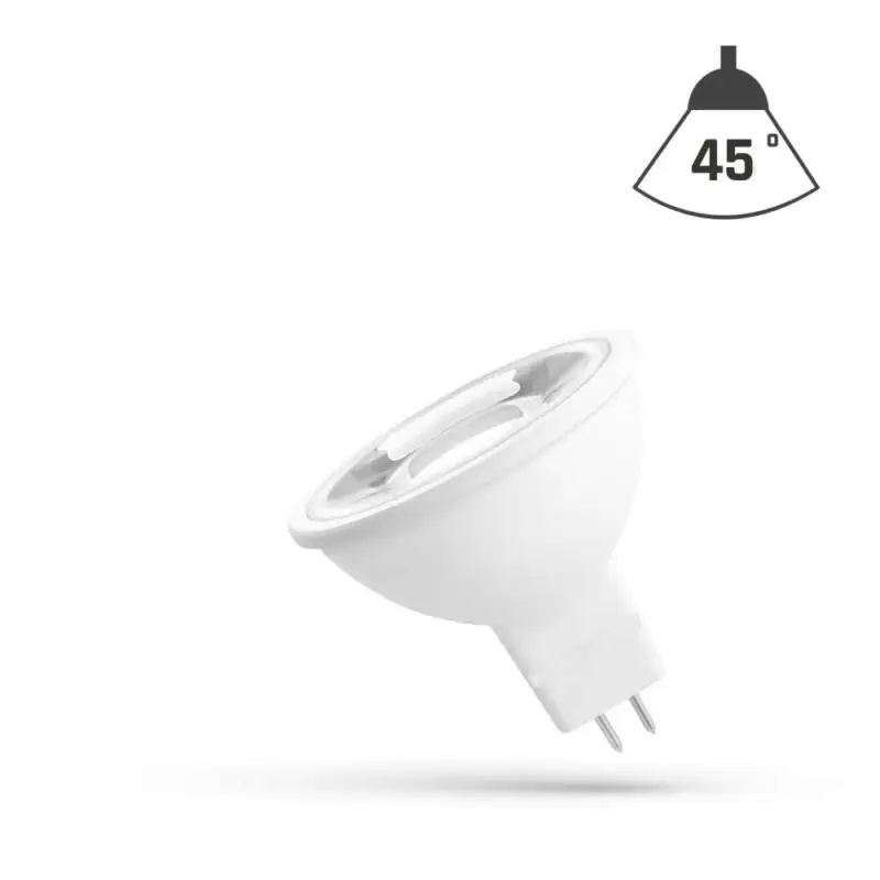 Legjobb ár GU5,3 LED-fényforrás 12 V, 6 W, Hideg fehér CW 6000K 500lm, WOJ14100_45ST SpectrumLED
