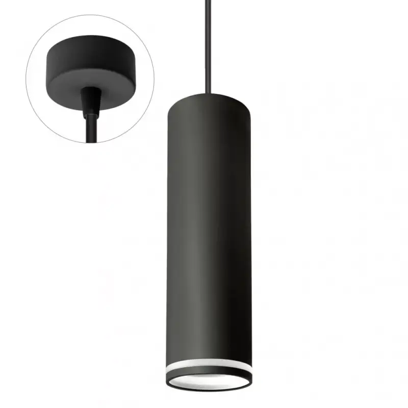 MADARA MINI RING GU10 SUSPENDED BASE 230V IP20 fi55*200mm FEKETE SLIP003019 SpectrumLED Biztonságos vásárlás