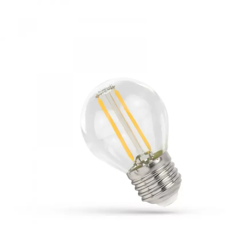 E27 LED-fényforrás, 1 W, filament, Meleg fehér WW 2700K 100lm, WOJ14581 SpectrumLED Vásárlói kedvenc