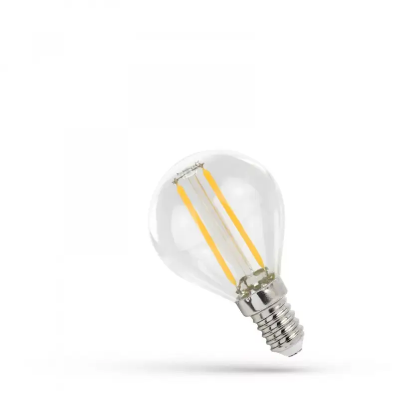 Rendeld meg most [OUTLET] E14 LED-fényforrás, 1 W, filament, Természetes fehér NW 4000K 110lm, WOJ14580 SpectrumLED
