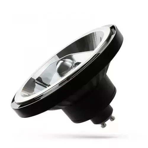 Utolsó esély AR111 GU10 LED-fényforrás, 12 W, COB, Természetes fehér, fekete, 5 év garancia NW 4000K 1100lm, WOJ14571 SpectrumLED