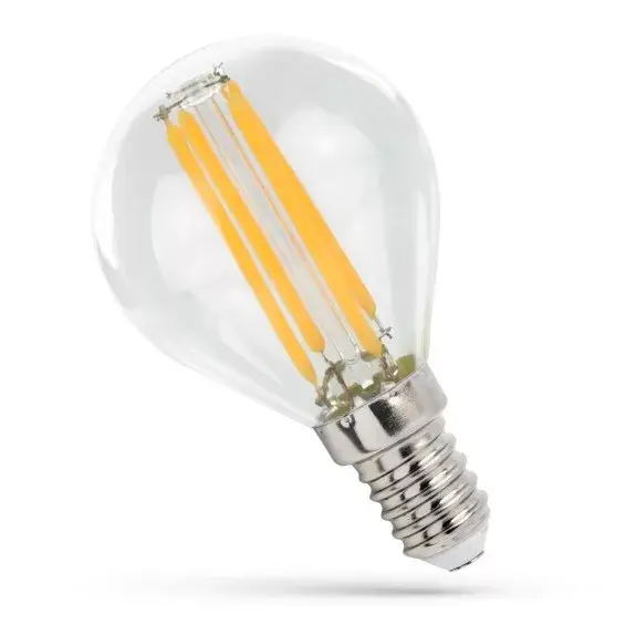 E14 LED-fényforrás, 5,5 W, filament, Természetes fehér NW K lm, WOJ14390_5_5W SpectrumLED Akció
