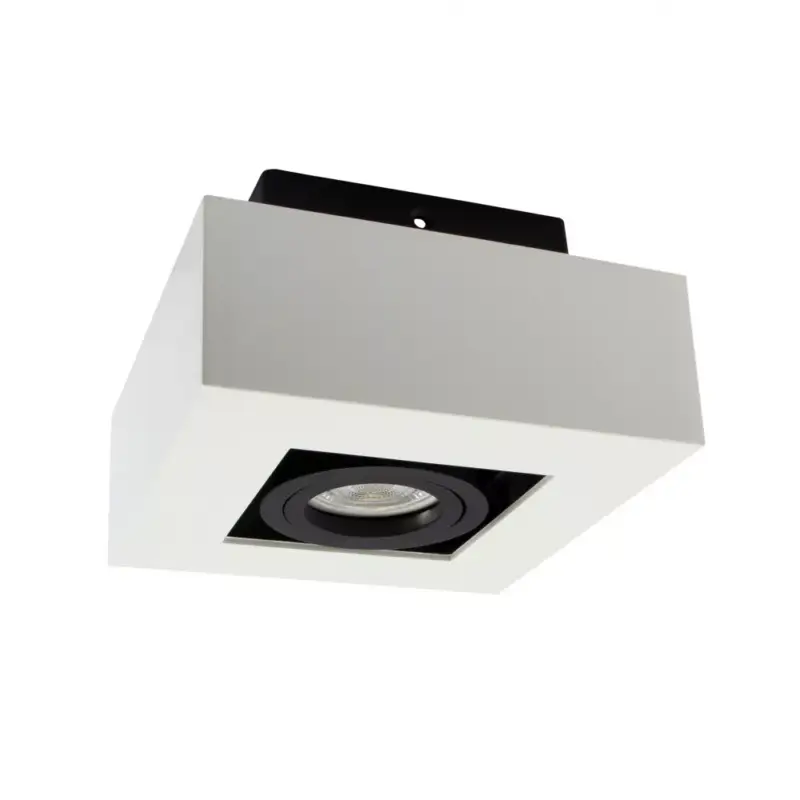 MIRORA GU10 IP20 négyszögletes fehér/fekete SLIP005045 SpectrumLED Expressz kézbesítés