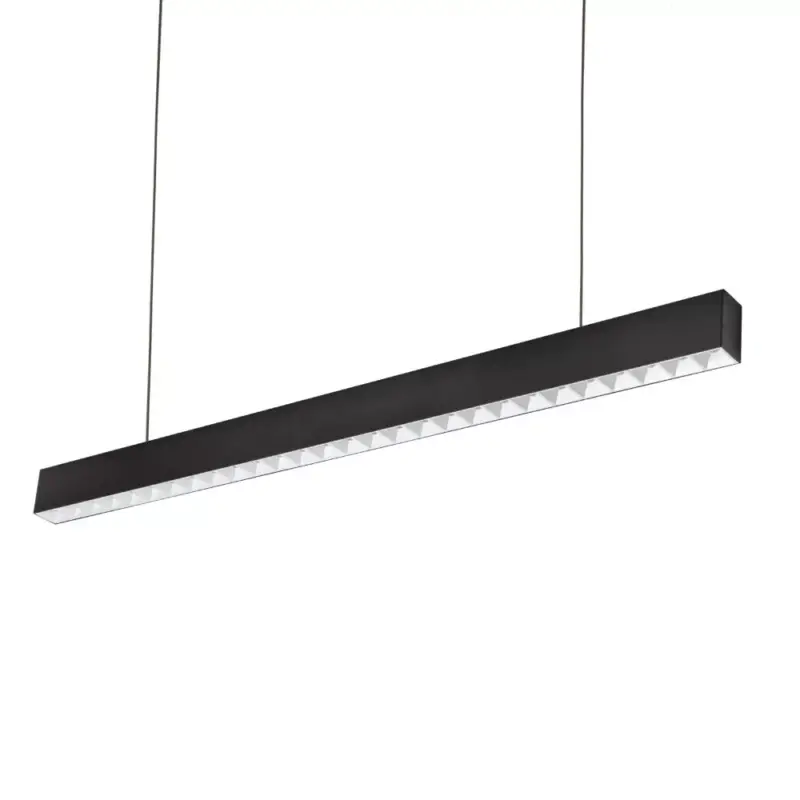 Legjobb ár ALLDAY INSPIRE ONE DARK LIGHT Lineáris lámpa, 46W, 80°, IP20, szabályozható, Természetes fehér, fekete, 5 év garancia WOJP06529 SpectrumLED