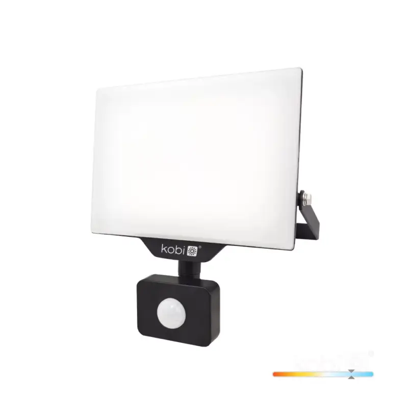 DELYO MHNC LED-reflektor, 110°, IP54, 30 W, Hideg fehér, fekete KOBI-004239 SpectrumLED Ne maradj le