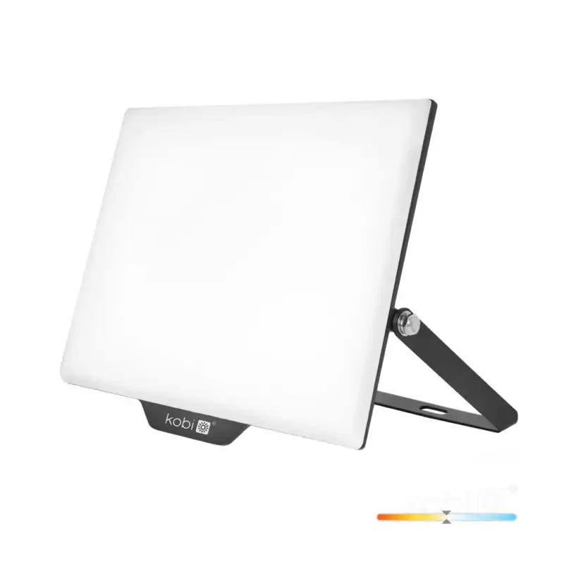 Biztonságos vásárlás DELYO MHN LED-reflektor, 110°, IP65, 100 W, Természetes fehér, fekete KOBI-004232 SpectrumLED