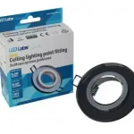 Ceiling lighting point fitting ROVO glass round black LAB-20-1210-21 LED Labs Szuper akció