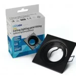 Ne maradj le Ceiling lighting point fitting TORN cast square adjustable matt black LAB-20-1220-38 LED Labs