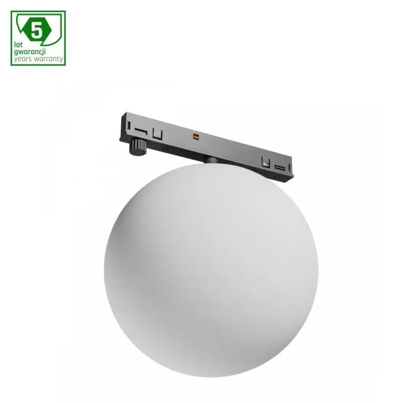 SYSTEM SHIFT NANO - GLOBE SHPERE TRACKLIGHT 100x120MM 7W BLACK 5Y WARRANTY WLD80017 SpectrumLED Kiárusítás