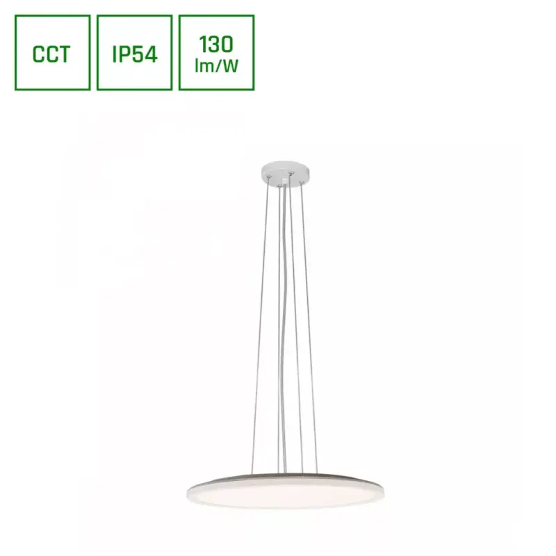 Rendeld meg most NYMPHEA FLAT DUO 36W CCT 230V 120DEG IP54 FI400X26MM WHITE ROUND SLI031047CCT_PW SpectrumLED