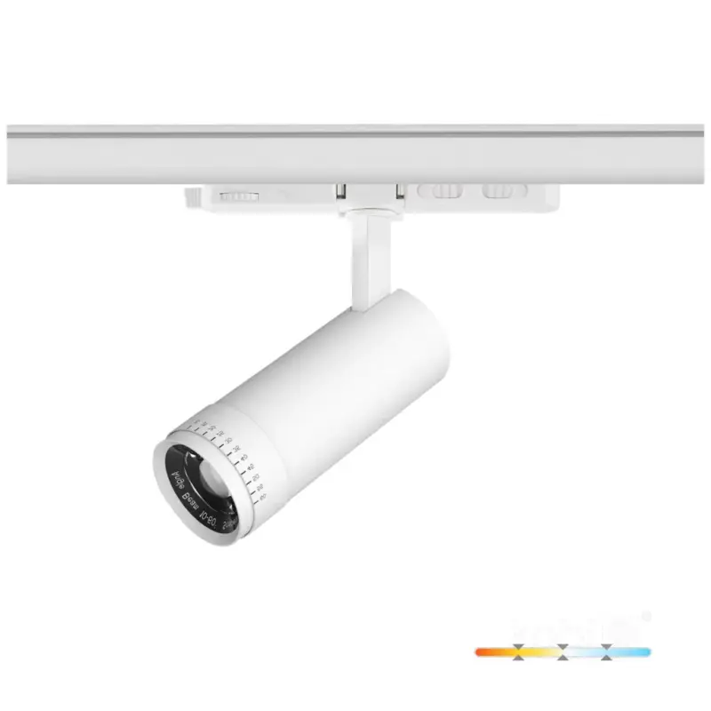 Kedvezményes ár NEXTRACK VISION háromfázisú sínes lámpa, 20W, 10/60°, CRI 90, Szabályozható színhőmérséklet, Fehér KOBI-001826 KOBI