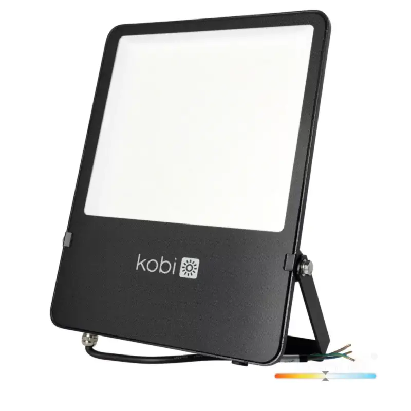 Gyors szállítás SEUL LED-reflektor, 120°, IP65, 150 W, Természetes fehér, fekete KOBI-001854 KOBI