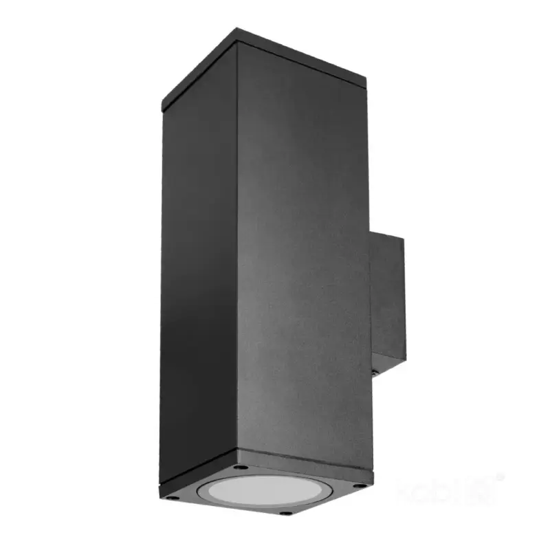 Újdonság Garden wall lamp QUERK 4 2xGU10 IP54 black LED2B KOBI-002308 KOBI