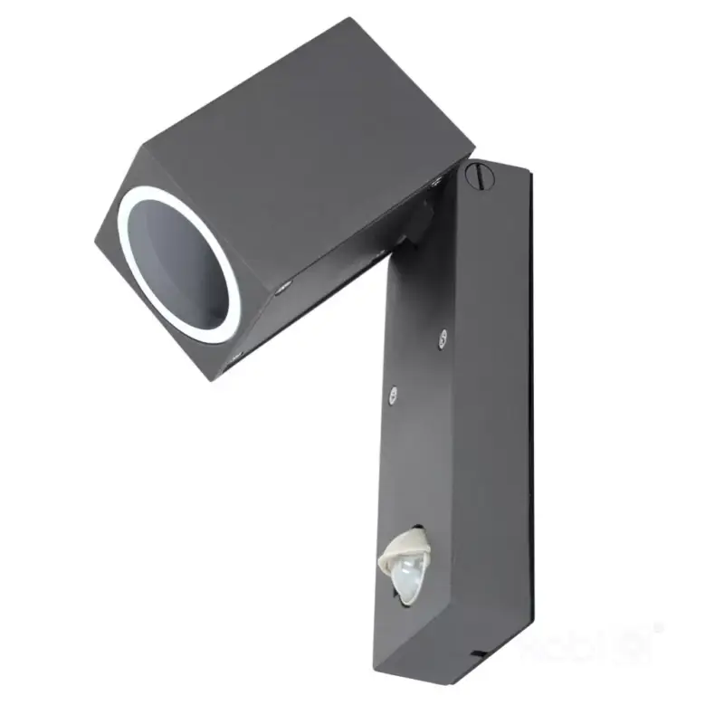 Olcsó Garden wall lamp QUAZAR 15 1xGU10 LX IP44 grey Kobi KOBI-002275 KOBI