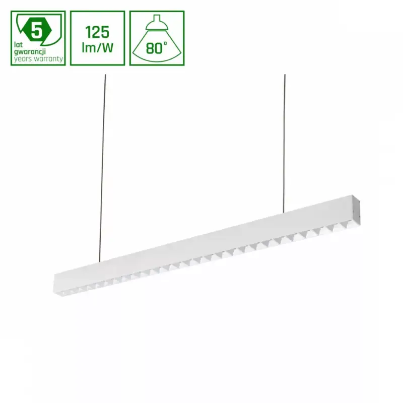 Árcsökkenés ALLDAY INSPIRE ONE DARK LIGHT Lineáris lámpa, 30W, 80°, IP20, Meleg fehér, fehér, 5 év garancia WOJP10579 SpectrumLED