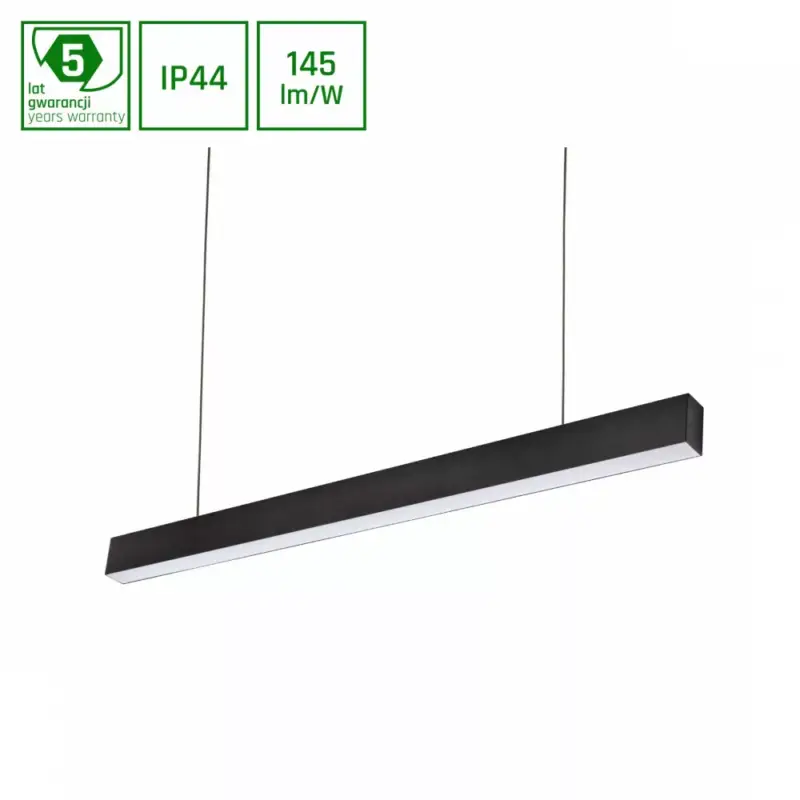 ALLDAY INSPIRE ONE Lineáris lámpa, 9W, 115°, IP44, Természetes fehér, fekete, 5 év garancia WOJP09834 SpectrumLED Legjobb ár