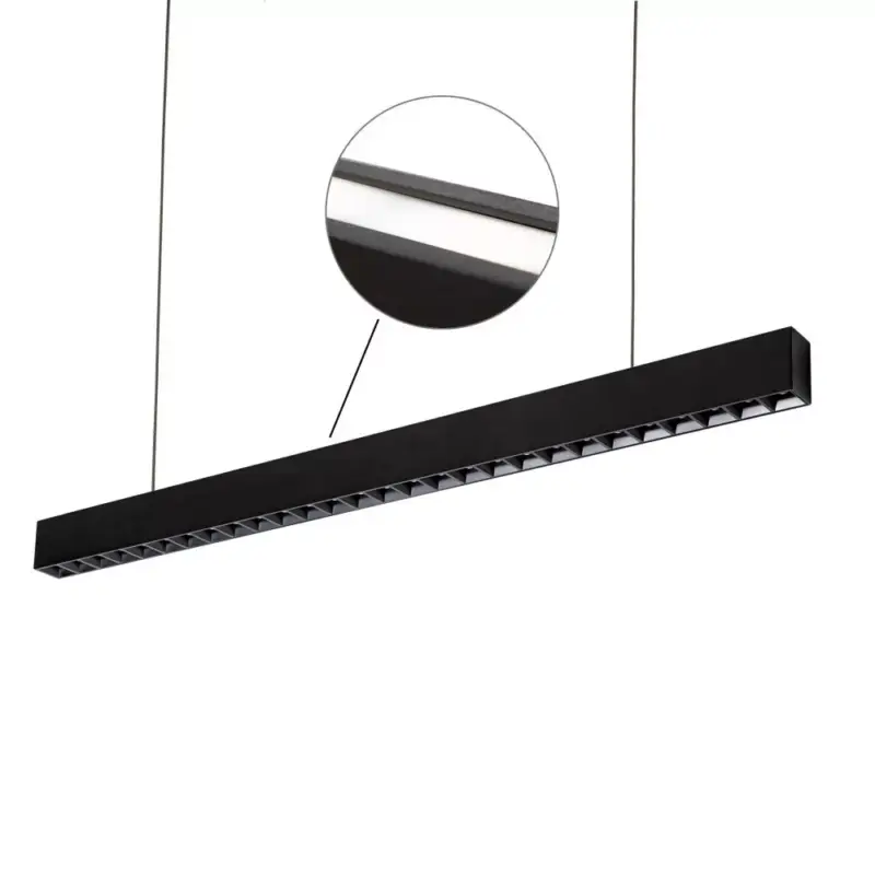 ALLDAY INSPIRE TWO SIDES DARK LIGHT Lineáris lámpa, 47W, 50°, IP20, Szabályozható színhőmérséklet, fekete, 5 év garancia WOJP06592 SpectrumLED Bestseller