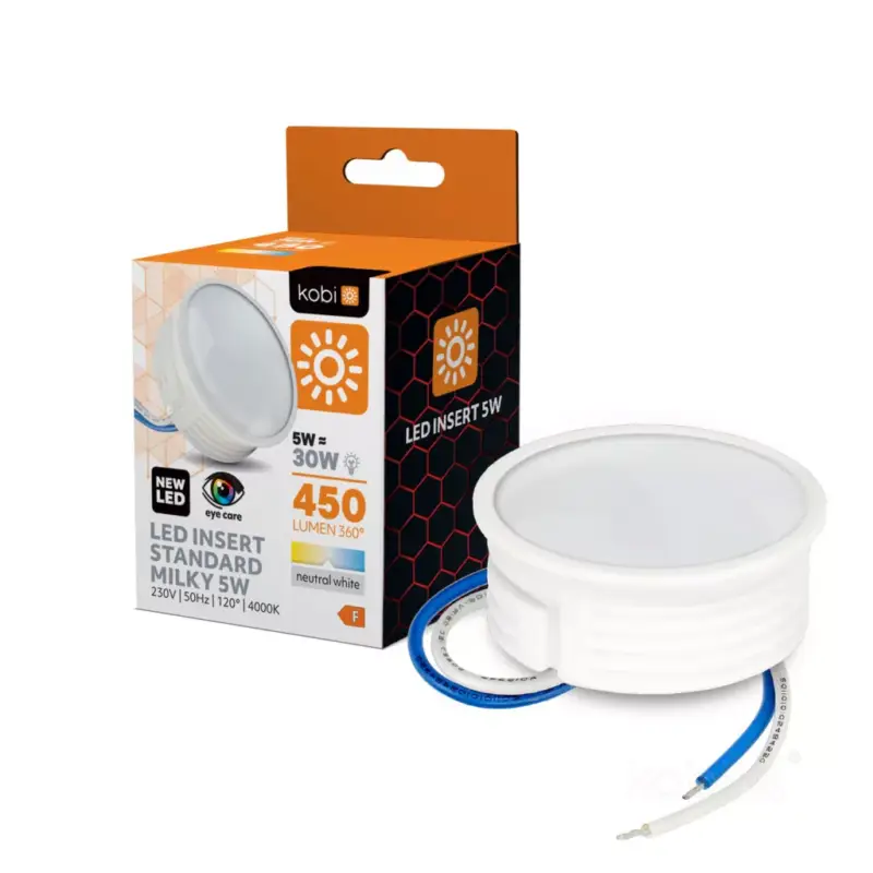Legkelendőbb LED bulb INSERT 5W 4000K milky Kobi KOBI-001240 KOBI