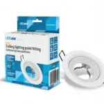 Ceiling lighting point fitting LUCA cast round adjustable matt white LAB-20-0000-93 LED Labs Alacsony ár