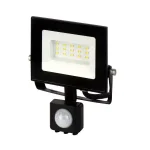 Újdonság LUMINO mozgásérzékelős LED-reflektor, 120°, IP44, 10 W, Természetes fehér, fekete LL-203358 SpectrumLED