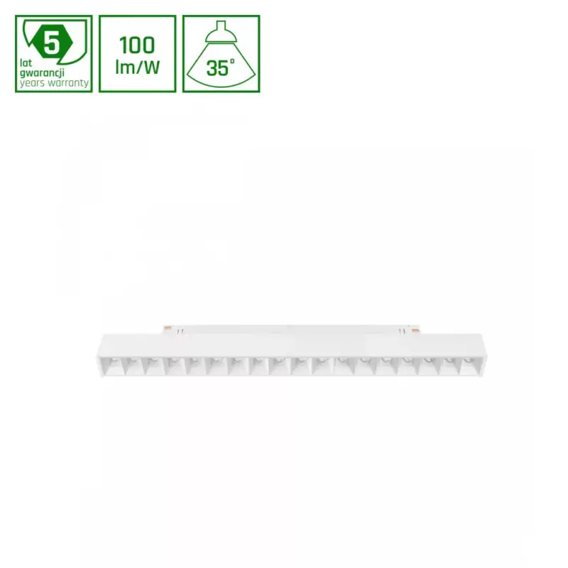 Árengedmény SYSTEM SHIFT - GRID M TRACK LIGHT 303X23X42MM 17W 35DEG WHITE 5Y WARRANTY 2 CIRCUITS WLD40041_2F SpectrumLED