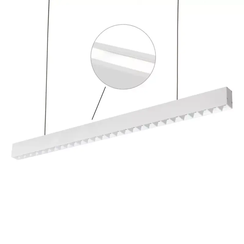 Újdonság ALLDAY INSPIRE TWO SIDES DARK LIGHT Lineáris lámpa, 47W, 50°, IP20, Szabályozható színhőmérséklet, fehér, 5 év garancia WOJP06593 SpectrumLED