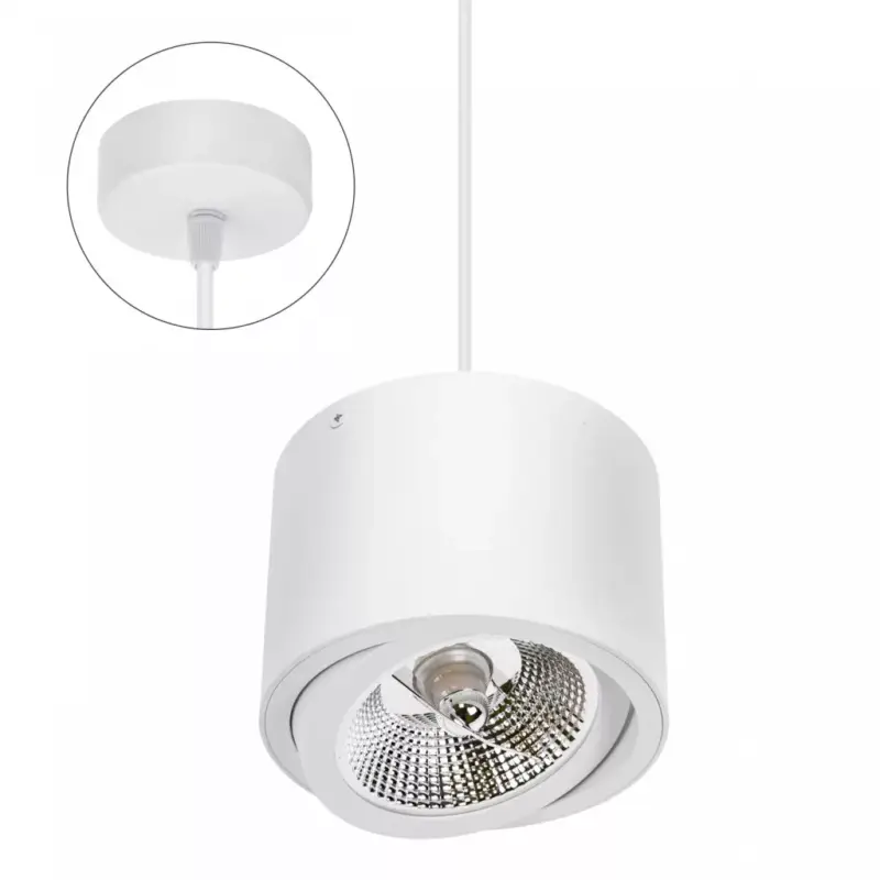 Alacsony ár CHLOE AR111 GU10 IP20 ROUND WHITE, ADJUSTABLE ROUND BASE SUSPENDED SLIP005012_ZWIS SpectrumLED