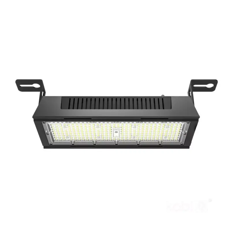 Szuper akció NICO Csarnokvilágító, 90°, IP65, IK09, 120 W, szabályozható, Természetes fehér, fekete KOBI-001770 SpectrumLED
