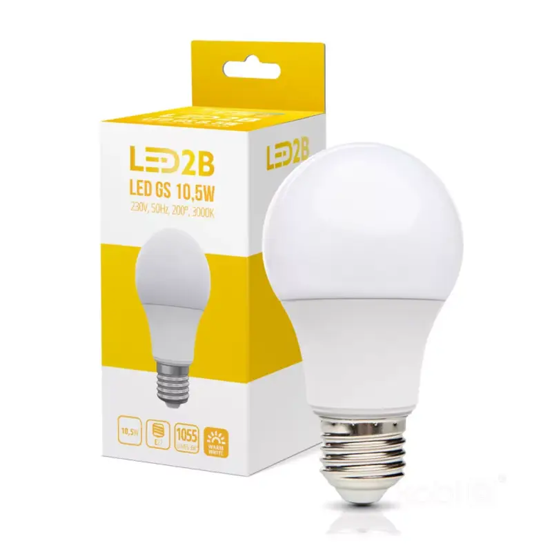 E27 LED-fényforrás, 10 W, Meleg fehér WW 2700K 1055lm, KOBI-001254 SpectrumLED Alacsony ár
