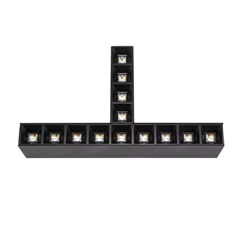 Akció ALLDAY INSPIRE ONE DARK LIGHT Lineáris lámpa, 15W, 80°, IP20, szabályozható, Meleg fehér, fekete, 5 év garancia WOJP06664 SpectrumLED