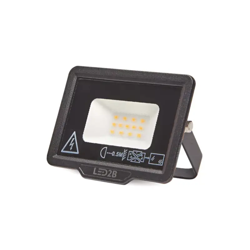 MH LED-reflektor, 120°, IP65, 10 W, Meleg fehér, fekete KOBI-001642 KOBI Különleges ajánlat