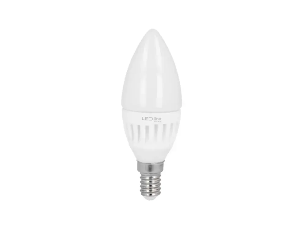 Legkelendőbb E14 LED-fényforrás, 9 W, Meleg fehér, 5 év garancia WW 3000K 1260lm, LL-209671 LED line