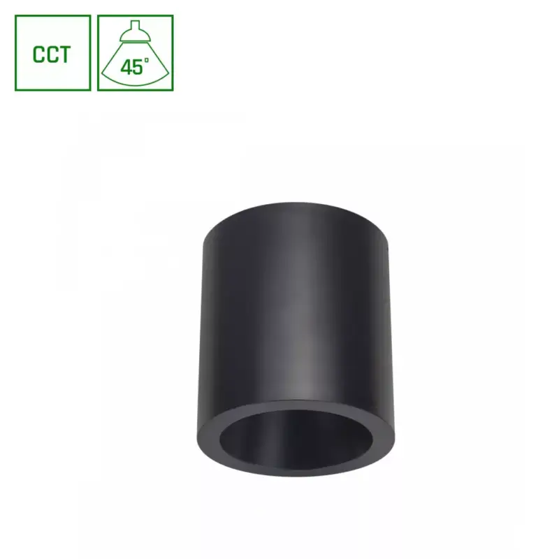 CHLOE COMPLETE SURFACE 7W CCT 230V 45ST IP20 UGR<19 FI90X100MM BLACK ROUND SLI043033CCT_PW SpectrumLED Akció