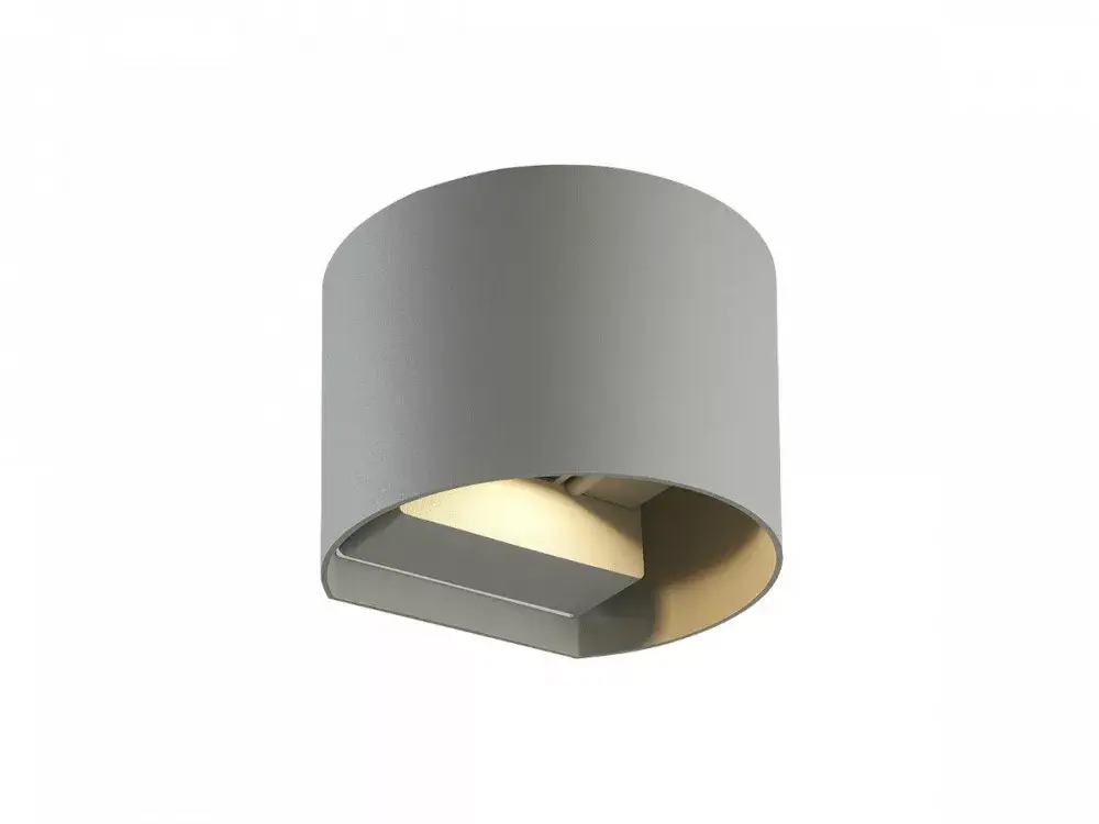 LED line LITE Outdoor wall mounted luminaire LED 2x3W 3000K IP54 gray CILINDER LL-475534 SpectrumLED Csak ma