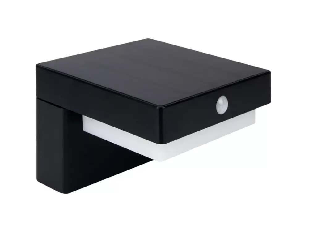 Suntis Solar Wall Light 3000K 220lm 2Ah USB-C Square IP54 Black PRIME LL-217591 LED line Nézd meg most