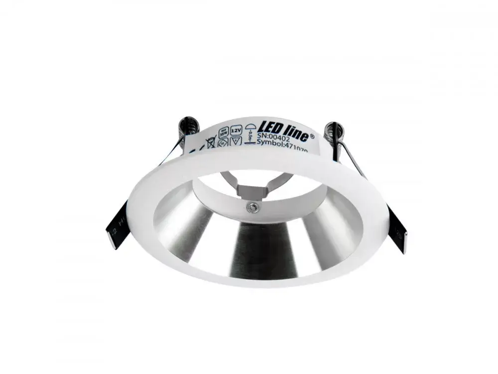 Árengedmény LEDline® downlight aluminium round white/silver LL-471079 LED line