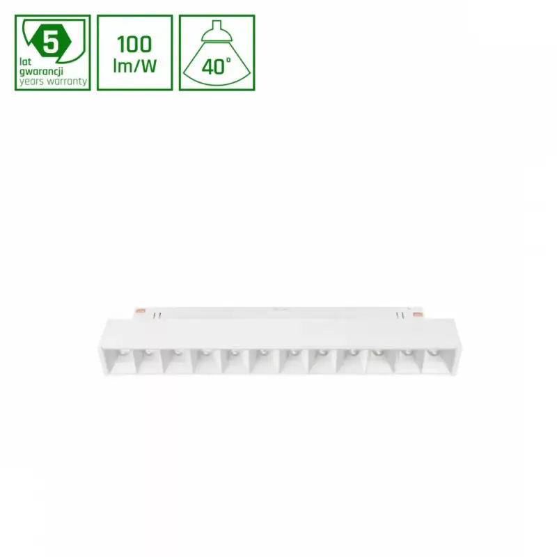 Árengedmény SYSTEM SHIFT SMART- GRID S TRACK LIGHT 204MM 12W 35DEG WHITE CCT/DIM 5 Y WARRANTY WLD40040_SMART SpectrumLED