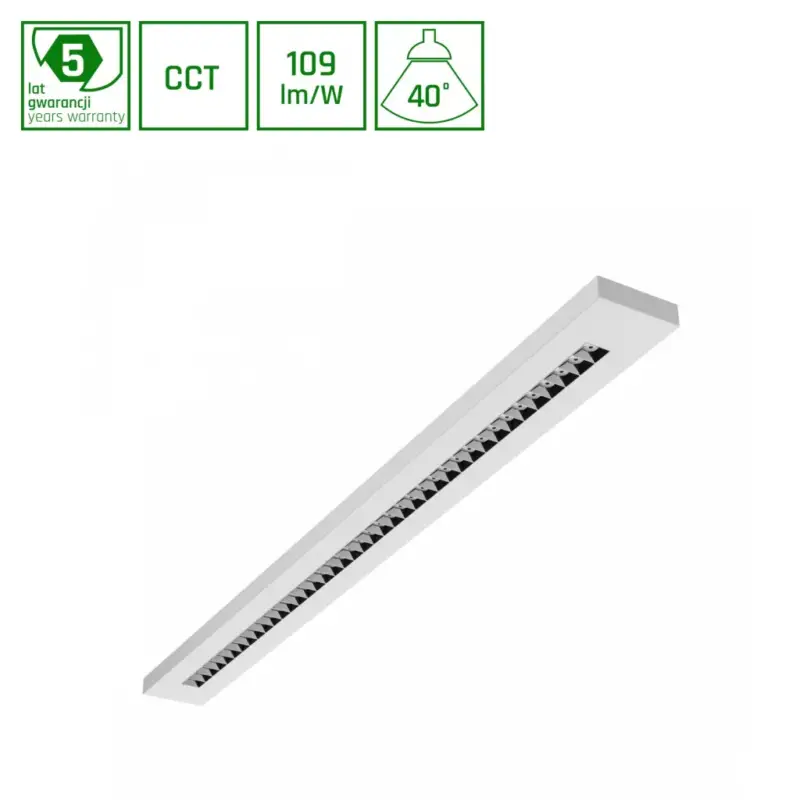 WLD PLANK20W/30W/40W CCT 230V 40° IP20 1195X100X25 Fehér WLD20009 SpectrumLED Kedvezményes ár