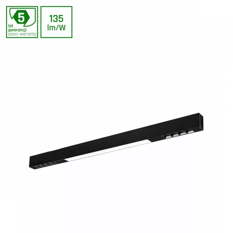 Olcsó ALLDAY INSPIRE ONE Lineáris lámpa, 50W, 115/80°, IP20, Természetes fehér, fekete, 5 év garancia WOJP08624 SpectrumLED