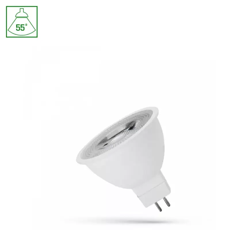 GU5,3 LED-fényforrás 12 V, 6 W, Meleg fehér WW 3000K 450lm, WOJ14098_55ST SpectrumLED Olcsó